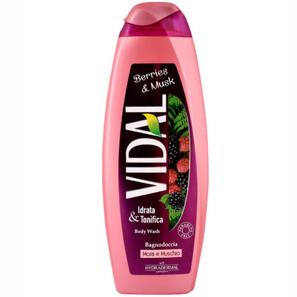 VIDAL ΑΦΡΟΛΟΥΤΡΟ 500ml - (BERRIES ΚΑΙ MUSK)