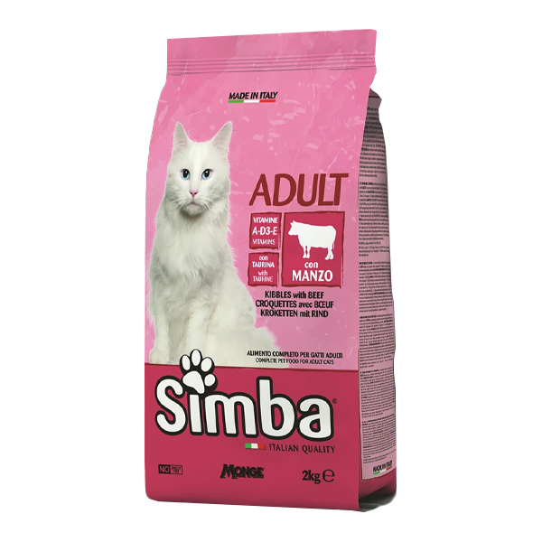 SIMBA ΓΑΤΟΤΡΟΦΗ ΚΡΟΚΕΤΑ 2kg - (ΒΟΔΙΝΟ)