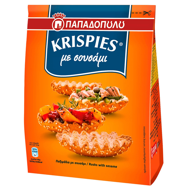 ΠΑΠΑΔΟΠΟΥΛΟΥ KRISPIES 200gr. - (ΣΟΥΣΑΜΙ)