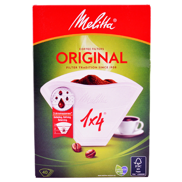 MELITTA 1x4 ΦΙΛΤΡΑ ΚΑΦΕ (40τεμ.)