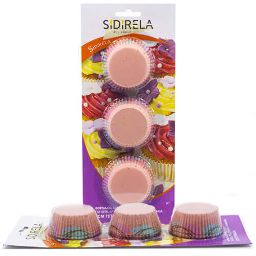 ΦΟΡΜΑΚΙΑ ΧΑΡΤΙΝΑ ΓΙΑ ΚΕΙΚ 9cm - (75τεμ.)