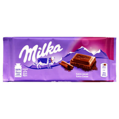 MILKA ΣΟΚΟΛΑΤΑ  90gr - (EXTRA COCOA)