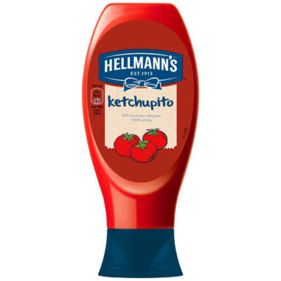 HELLMANN'S KETCHUPITO 460gr. - (TOP DOWN)