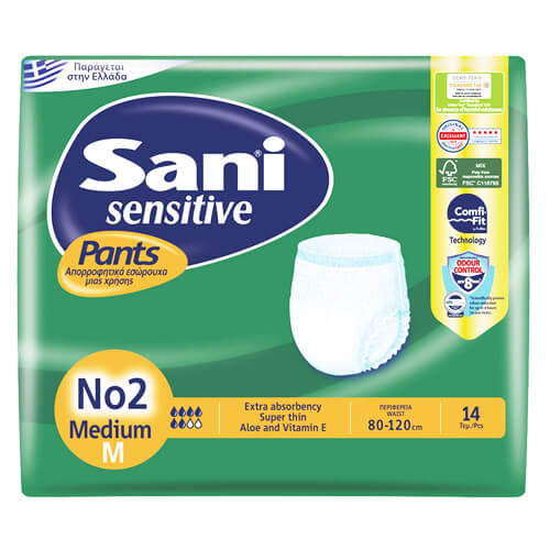 SANI PANTS ΑΚΡΑΤΕΙΑΣ No2 (14τεμ.) - (MEDIUM)