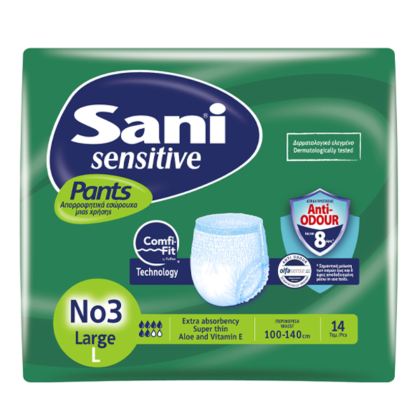 SANI PANTS ΑΚΡΑΤΕΙΑΣ No3 (14τεμ.) - (LARGE)