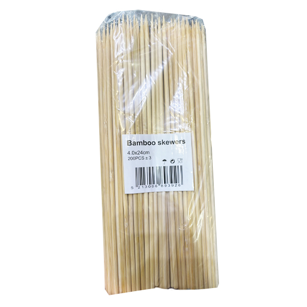 ΞΥΛΑΚΙΑ ΓΙΑ ΣΟΥΒΛΑΚΙΑ ΧΟΝΔΡΑ (200τεμ.) - (24x4cm)