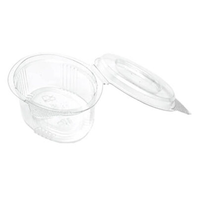 ΣΩΣΑΚΙ ΜΕ ΚΑΠΑΚΙ ΟΒΑΛ  80ml - (100τεμ.) (FT209-80) (LUX PLAST)