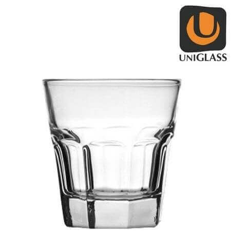 UNIGLASS (54047) ΠΟΤΗΡΙ ΓΥΑΛΙΝΟ ΚΡΑΣΙΟΥ MAROCCO 14cl - (12τεμ.)