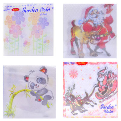 GARDEN VIOLET ΧΑΡΤΟΠΕΤΣΕΤΑ  (33x33cm) - (70 φύλλων)