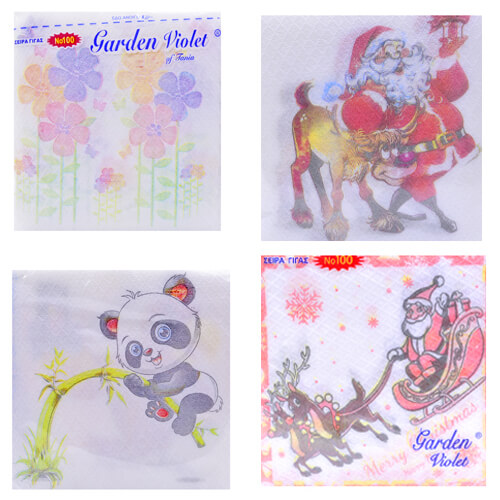 GARDEN VIOLET ΧΑΡΤΟΠΕΤΣΕΤΑ  (33x33cm) - (70 φύλλων)