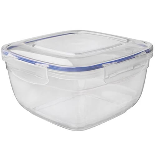 ΦΑΓΗΤΟΔΟΧΕΙΟ ΜΕ ΑΣΦΑΛΕΙΑ ΤΕΤΡΑΓΩΝΟ 2400gr.