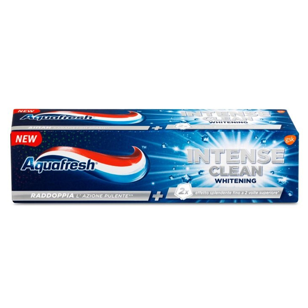 AQUAFRESH INTENSE CLEAN 75ml - (WHITENING) (ΟΔΟΝΤΟΚΡΕΜΑ)