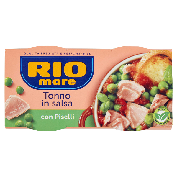 RIO MARE ΤΟΝΟΣ ΠΟΛΥΣΑΛΑΤΑ (2x160gr) - (PISELLI)