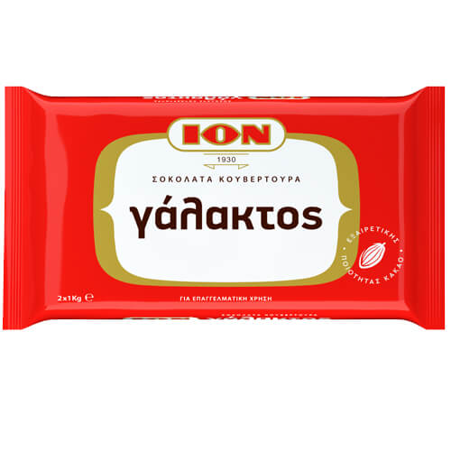 ΙΟΝ ΚΟΥΒΕΡΤΟΥΡΑ ΣΟΚΟΛΑΤΑ (2x1kg) - (ΓΑΛΑΚΤΟΣ) (No 1411)