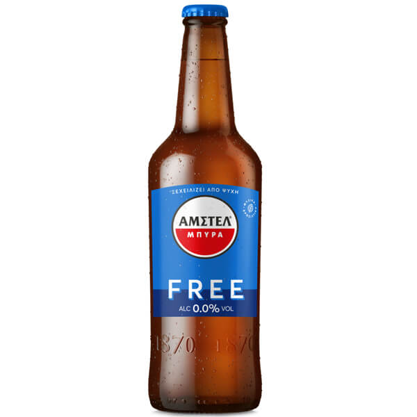AMSTEL free ΜΠΥΡΑ 500ml - (ΦΙΑΛΗ)