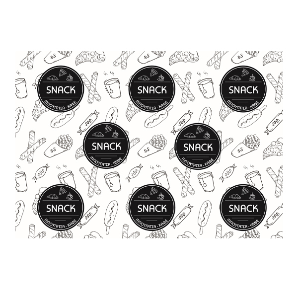 ΡΙΖΟΧΑΡΤΟ ΤΥΠΩΜΕΝΟ (SNACK) (1 ΧΡΩΜΑ) - (23x30cm) - (10kg)