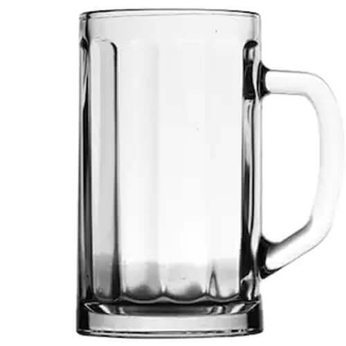 UNIGLASS (50801) ΠΟΤΗΡΙ ΓΥΑΛΙΝΟ ΜΠΥΡΑΣ TANCARD 36cl - (6τεμ.)