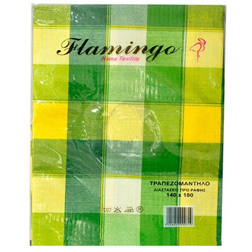 FLAMINGO ΤΡΑΠΕΖΟΜΑΝΤΗΛΟ ΑΛΕΚΙΑΣΤΟ - (150x180cm) (ΔΙΑΦΟΡΑ ΣΧΕΔΙΑ)
