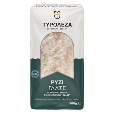 ΤΥΡΟΛΕΖΑ ΡΥΖΙ 500gr. - (ΓΛΑΣΕ Α')