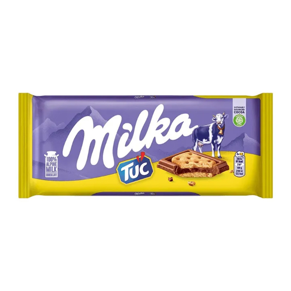 MILKA ΣΟΚΟΛΑΤΑ  87gr - (ΜΠΙΣΚΟΤΟ TUC)