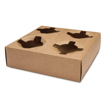 ΠΟΤΗΡΟΘΗΚΗ 4 ΘΕΣΕΩΝ (50τεμ.) - (ΚΡΑΦΤ) (50τεμ.)