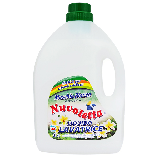 NUVOLETTA ΥΓΡΟ ΠΛΥΝΤ. 3lt - (ΛΕΥΚΟ / MUSCHIO BIANCO)