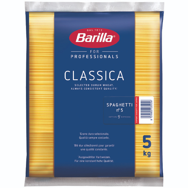 BARILLA 5kg - No  5 (SPAGHETTI)