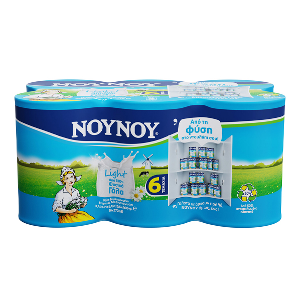 ΝΟΥΝΟΥ ΓΑΛΑ 400gr. - (LIGHT) (6τεμ.)