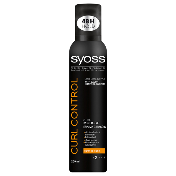 SYOSS MOUSSE 250ml - (CURL CONTROL/ΠΟΡΤΟΚΑΛΙ)