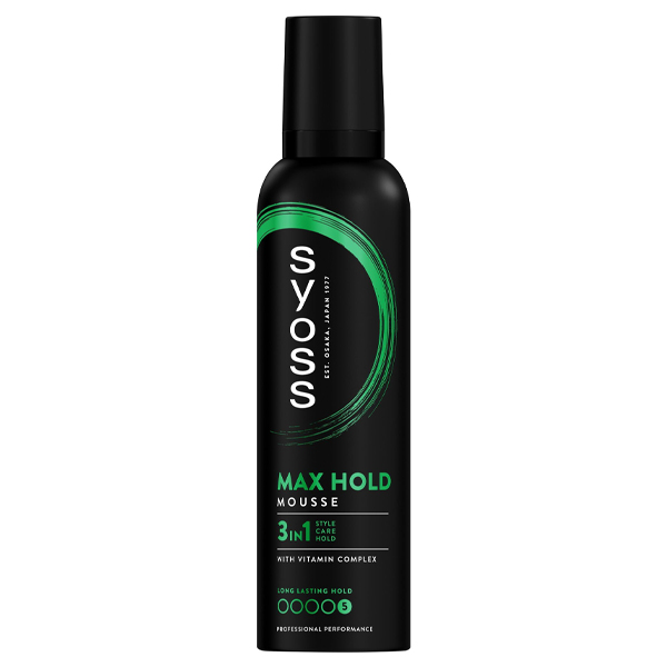 SYOSS MOUSSE 250ml - (MAX HOLD/ΠΡΑΣΙΝΟ)