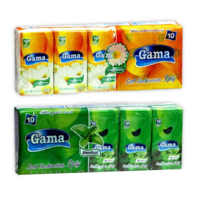 GAMA ΧΑΡΤΟΜΑΝΤΗΛΑ 3Φ 10τεμ. - (ΧΑΜΟΜΗΛΙ-ΜΕΝΤΑ)