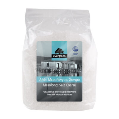 EVERGREEN ΑΛΑΤΙ ΜΕΣΟΛΟΓΓΙΟΥ 1000gr. - (ΧΟΝΔΡΟ)