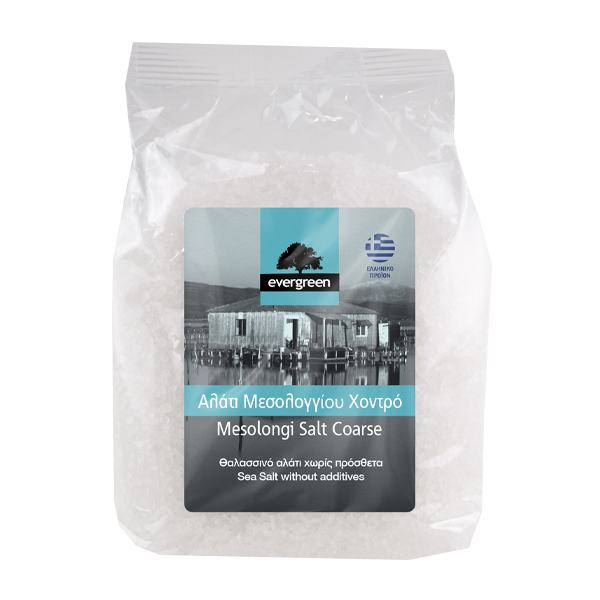 EVERGREEN ΑΛΑΤΙ ΜΕΣΟΛΟΓΓΙΟΥ 1000gr. - (ΧΟΝΔΡΟ)
