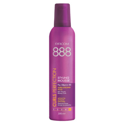 FARCOM STYLING 888 MOUSSE 250ml - (CURLY)