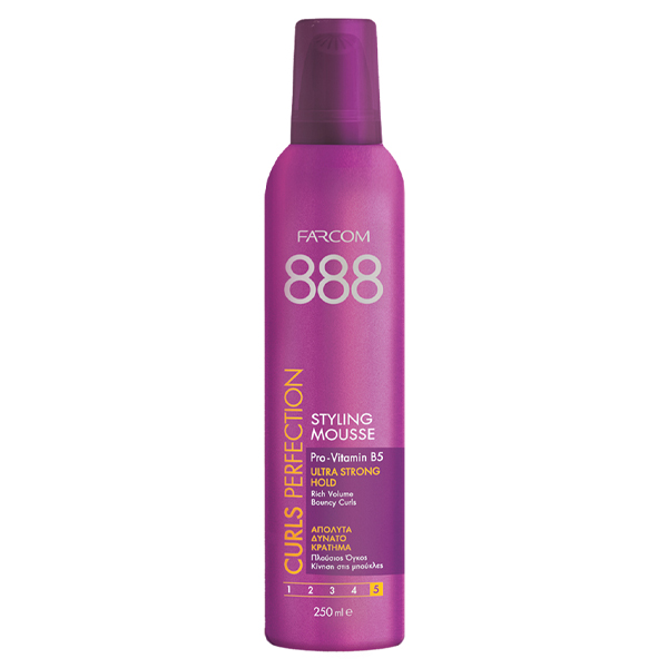 FARCOM STYLING 888 MOUSSE 250ml - (CURLY)