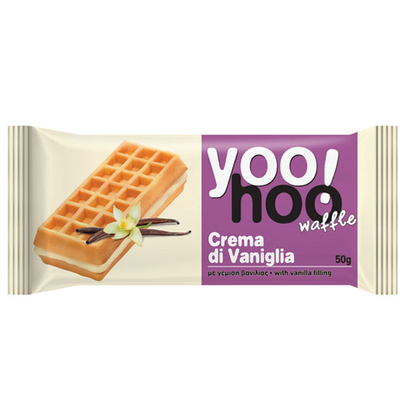 YOOHOO ΒΑΦΛΑ 50gr. - (ΒΑΝΙΛΙΑ)