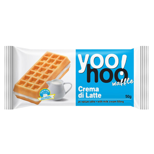 YOOHOO ΒΑΦΛΑ 50gr. - (ΚΡΕΜΑ ΓΑΛΑ)
