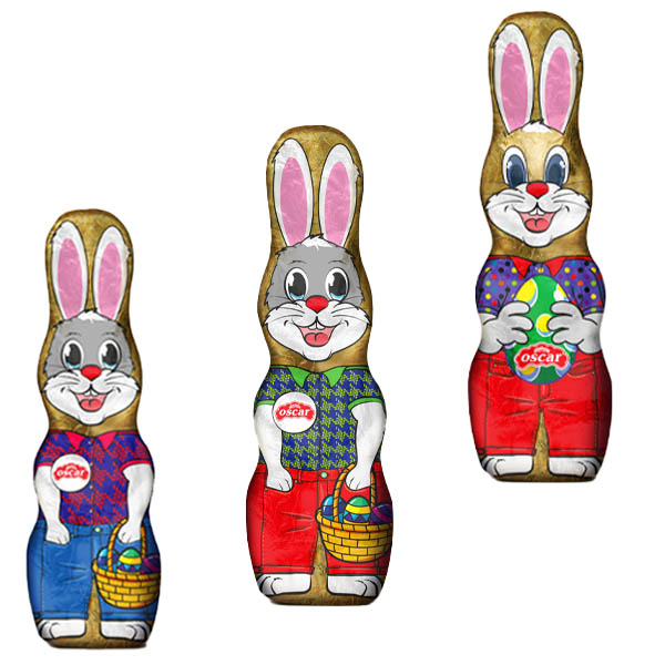 OSCAR ΠΑΣΧΑΛΙΝO ΛΑΓΟΥΔΑΚΙ  ΣΟΚΟΛΑΤΕΝΙO  60gr.