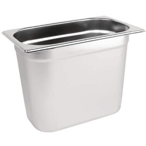 ΔΟΧΕΙΟ inox 1/4 GN - (20Ycm) (07-633)