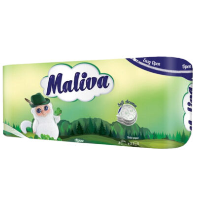 MALIVA ΧΑΡΤΙ ΥΓΕΙΑΣ  8 ΡΟΛΑ 3Φ - (ALPINE)