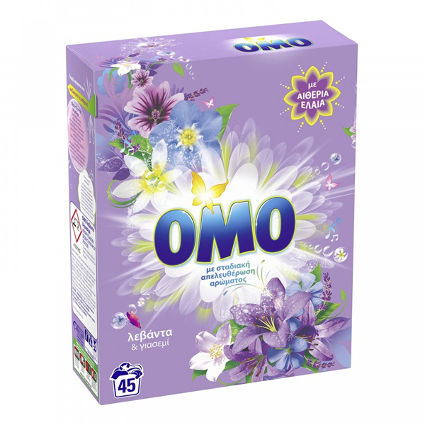 OMO ΣΚΟΝΗ ΠΛΥΝΤΗΡΙΟΥ 45μεζ. (2,520kg) - (ΛΕΒΑΝΤΑ ΚΑΙ ΓΙΑΣΕΜΙ)