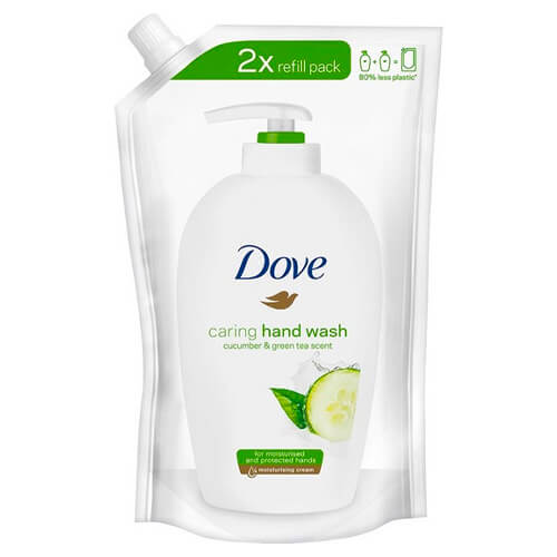 DOVE ΑΝΤΑΛΛΑΚΤΙΚΟ ΚΡΕΜΟΣΑΠΟΥΝΟ 500ml - (FRESH CUCUMBER)