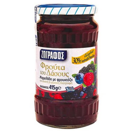 ΖΩΓΡΑΦΟΣ ΜΑΡΜΕΛΑΔΑ ΜΕ ΦΡΟΥΚΤΟΖΗ 415gr. - (ΦΡΟΥΤΑ  ΤΟΥ ΔΑΣΟΥΣ)