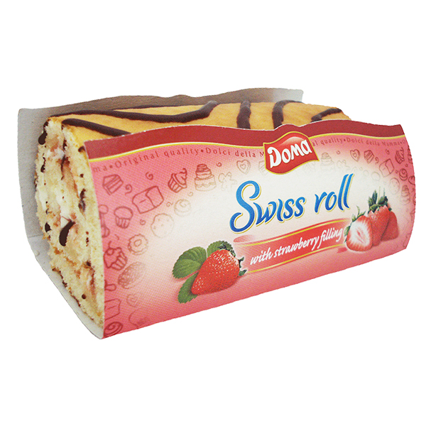 DOMA SWISS ROLL 115gr - (ΓΕΜΙΣΗ ΦΡΑΟΥΛΑ)
