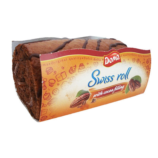 DOMA SWISS ROLL 115gr - (ΓΕΜΙΣΗ ΚΑΚΑΟ)
