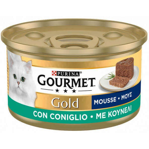 GOURMET GOLD ΓΑΤΟΤΡΟΦΗ 85gr - (ΚΟΥΝΕΛΙ) (PATE)