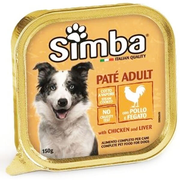 SIMBA ΣΚΥΛΟΤΡΟΦΗ PATE 150gr - (ΚΟΤΟΠΟΥΛΟ-ΣΥΚΩΤΙ)