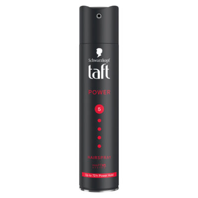 TAFT HAIR SPRAY 250ml - (No 5) (POWER KOFFEIN)