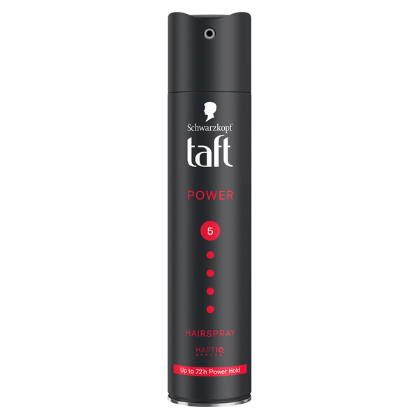 TAFT HAIR SPRAY 250ml - (No 5) (POWER KOFFEIN)