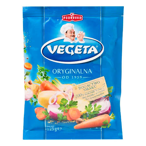 VEGETA ΓΕΥΣΤΙΚΟ ΚΑΡΥΚΕΥΜΑ ΤΡΟΦΙΜΩΝ   125gr